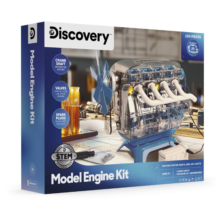 Discovery #Mindblown Model Engine Kit with LED Lights photo 6