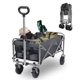 thumbnail image 1 of Zimtown Carro Plegable Carro Utilitario Plegable con Ruedas Todoterreno, Marco Gris, 1 of 10