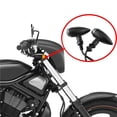 thumbnail image 2 of De Aluminio Negro Para Motocicleta, Luz De Señal De Giro, Indicadores De Espejo Retrovisor, Luces Intermitentes Para Conducción De Motores Eigraketly VI006213-00, 2 of 7
