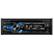 JENSEN CDX3119 AM/FM/CD | 10-Character LCD | Single DIN Car Stereo Receiver | Built-in Bluetooth |USB Input with Charging | Front AUX Input