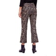 thumbnail image 2 of Free People Womens Kick-Flare Casual Cropped Pants, Metallic, 0, 2 of 3