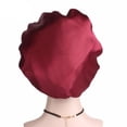 thumbnail image 5 of Bonnet Hat Womens Satin Solid Wide-brimmed Hair Band Sleep Cap Chemotherapy Hats Hair Cap, 5 of 7