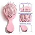 thumbnail image 3 of Toddler Detangler Hair Brush Travel Detangling Brushes 3Pcs Women Valentines Day Best Gift Small Wet Hair Brush For Baby Kids Pocket hairbrush Pro, for Curly Hair, Wet Dry Hair Tangle Brush, 3 of 6