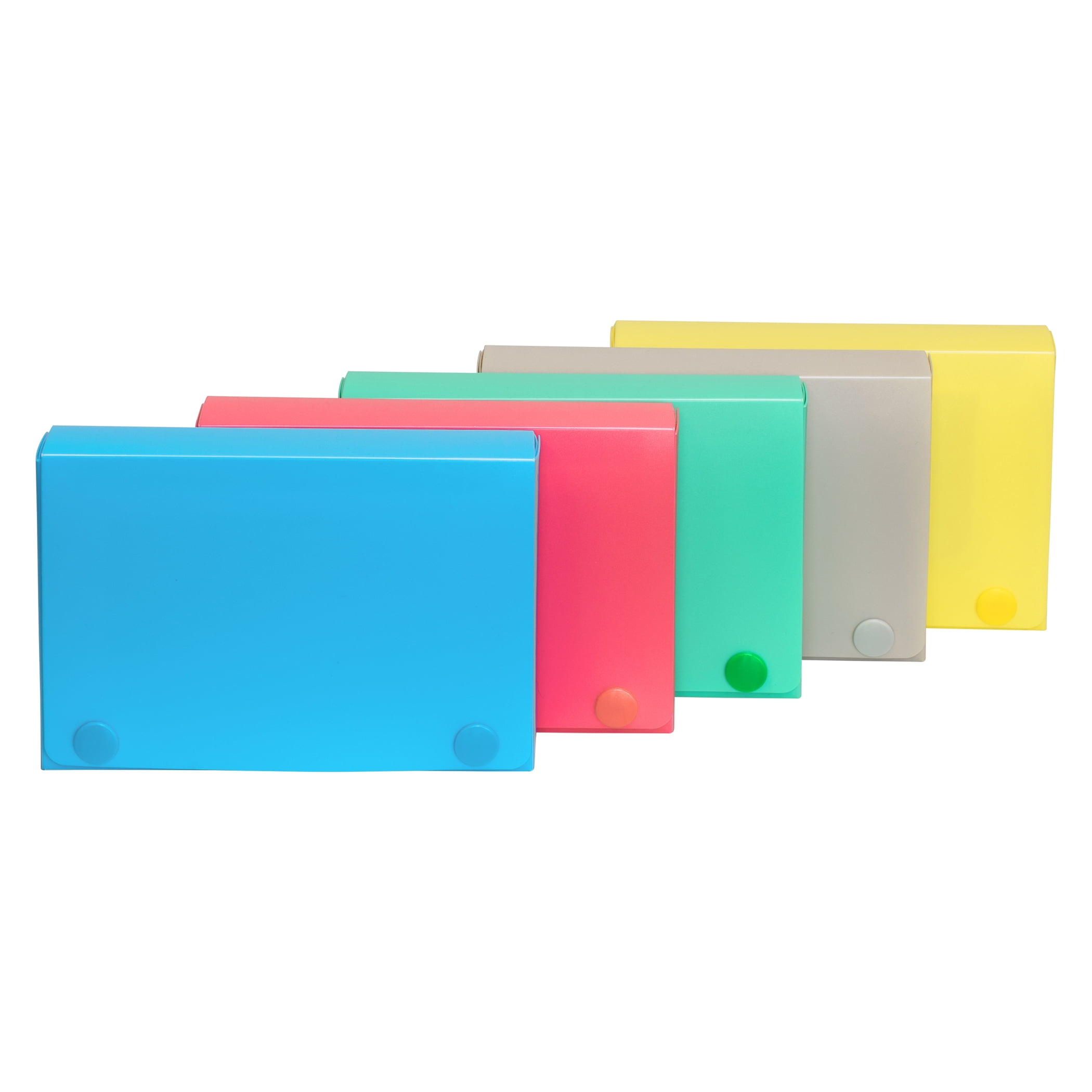 C-Line Index Card Case, 3" x 5", Assorted, Pack of 24