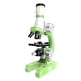 thumbnail image 2 of Microscope - 9.6 x 7.5 x 3.5in, 1200X Magnification with LED Light & Accessory Kit for Science Education(Green), 2 of 5
