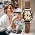thumbnail image 3 of Watches for Woman Ladies Analog Quartz Watch with Leather Strap Fashion Watch for Woman 3ATM Waterproof Watch, 3 of 7