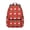 Cat and Dog, variant on Pug and Heart Red Pattern Backpack for School, Cute School Bag with Adjustable Shoulder Straps and Padded Back, 15.3"x11"x7.1"