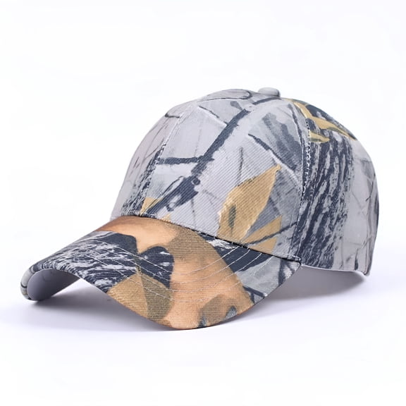 TELOLY Camo Baseball Cap Men Outdoor Hunting Camouflage Jungle Hat Unisex Tactical Hiking Dad Hat