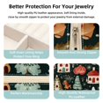 thumbnail image 3 of Christmas Tree Travel Portable Square Jewelry Box Organizer for Girls and Women with Ring Earring Necklace Bracelet Storage Display Case Holder, 3 of 6
