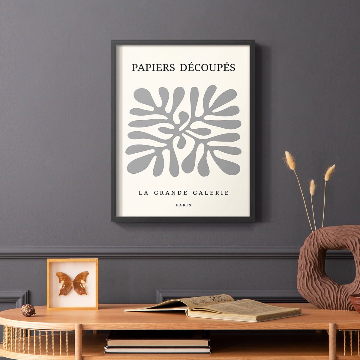 Matisse CCCXC in Black Solid Wood 8 x 10 Framed Print