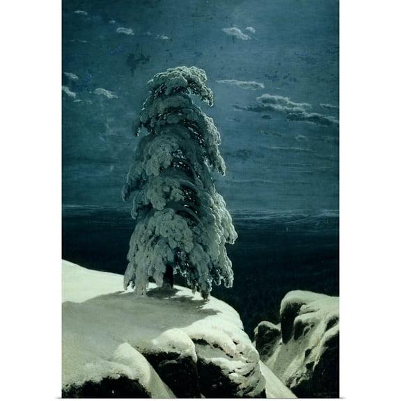 Great BIG Canvas | Rolled Ivan (1832-1898) Shishkin Poster Print entitled In the Wild North, 1891