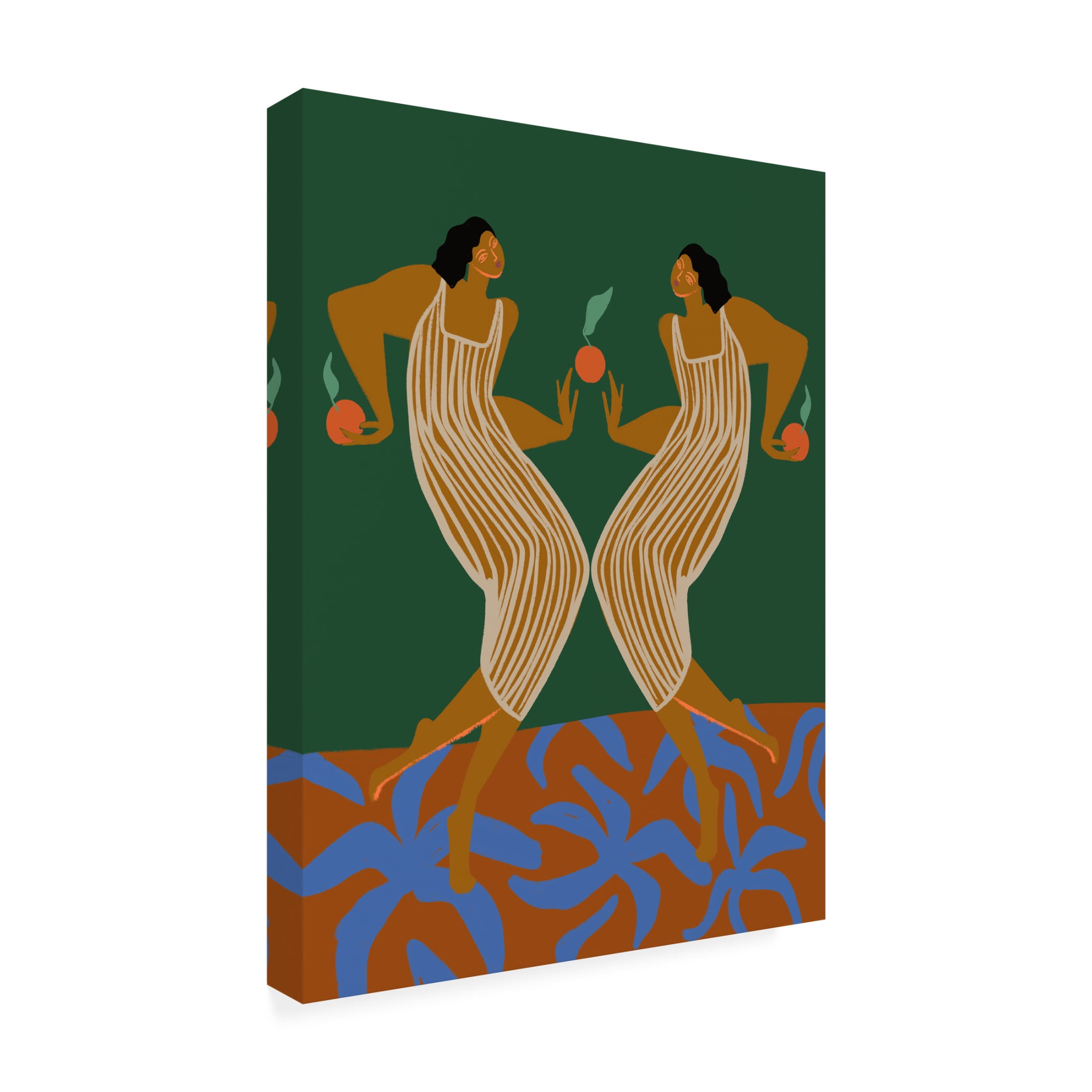 Trademark Fine Art Arty Guava Mirror Canvas Wall Art