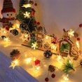 thumbnail image 4 of Guirnalda de Luces LED con Forma de de Nieve, Funciona con Pilas, para Árbol de Navidad, Decoración Navideña para Dormitorio y Año B, 4 of 6