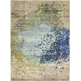 thumbnail image 1 of Unique Loom Estrella Collection Colorful Abstract Area Rug, 8 x 11 Feet, Blue, 1 of 2