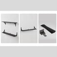 thumbnail image 4 of Farmhouse 40 inch Black Floating Shelves Set of 3,Wood Book Shelves for Decor, 4 of 9