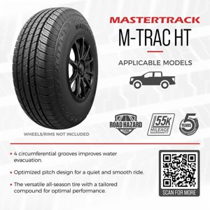 Mastertrack M-TRAC HT LT235/85R16 10PR E 120S Light Truck SUV Highway Terrain Tire 235/85/16(Tire Only) Sansujyuku sansujyuku.com
