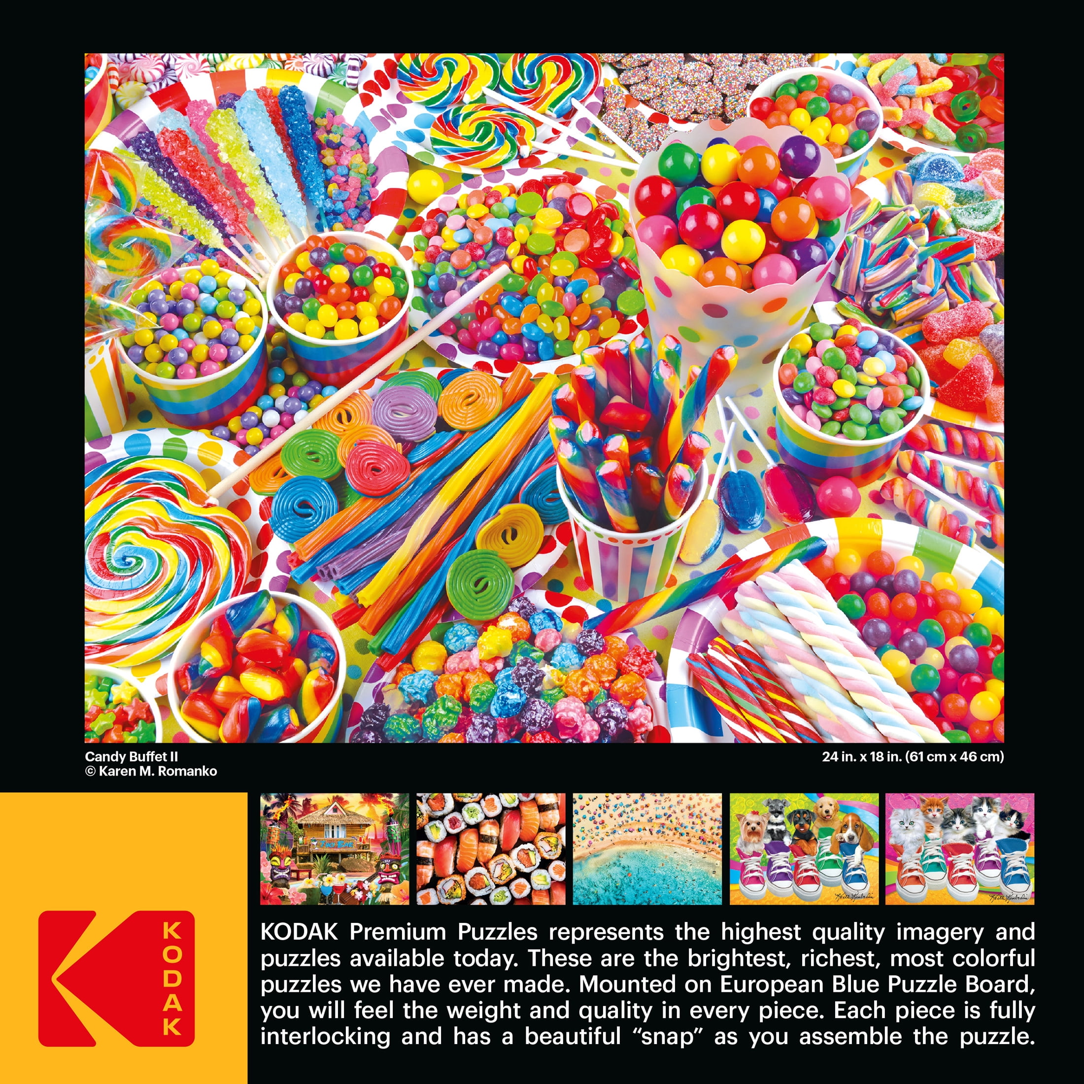 Cra-Z-Art Kodak 350-Piece Candy Buffet II Adult Jigsaw Puzzle