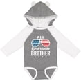 thumbnail image 3 of Inktastic All American Brother USA Parade Boys Long Sleeve Baby Bodysuit, 3 of 5