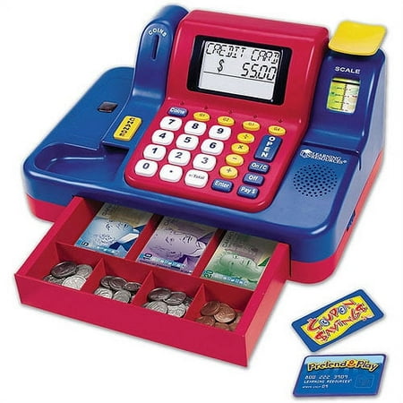 Learning Resources Pretend and Play Teaching Cash Register with Canadian Currency