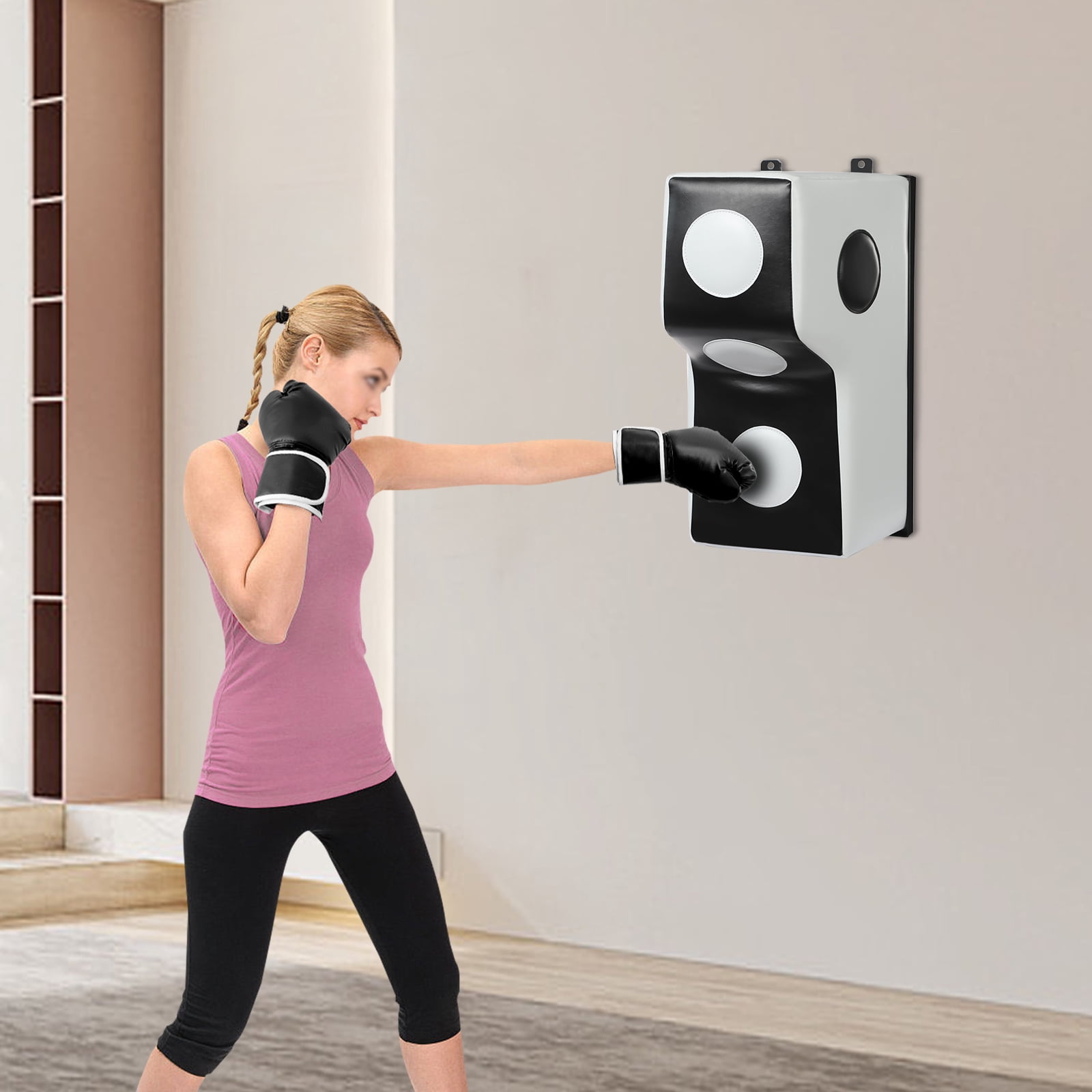 Wall-Mounted Boxing Uppercut Target, 881.85 lbs Resistance, Durable PU, EVA, Steel, Shock Absorbing, Simple Installation, Ideal for Home or Gym Use