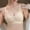 A_ Khaki, variant on SMihono Women's Full Coverage Floral Lace Wire Free Bra Plus Size Non Padded Comfort Bra See Through Push Up Bralettes Blue L