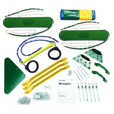 Swing-N-Slide Wrangler DIY Play Set Hardware Kit (Wood and Slide not included)