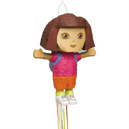Dora the Explorer Pinata, Pull String, 19.5 x 14 in, 1ct
