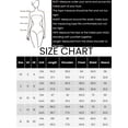 thumbnail image 6 of INSPIRE CHIC Long Sleeve Dress for Women's V Neck Floral Smocked High Waist Ruffle A Line Knee Length Dresses S Red Black, 6 of 6