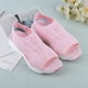 thumbnail image 1 of Sandalias planas de malla con punta abierta y antideslizante para mujer Zapatillas deportivas de malla antideslizantes con punta abierta (rosa 38), 1 of 9