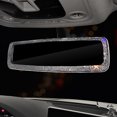 thumbnail image 1 of Car Interior Decoration Bling Accessories Car Inter Mirror Rhinestone Decal Cover for Mercedes Benz (White Diamond), 1 of 5