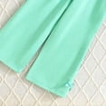 thumbnail image 5 of CAICJ98 Kids Girls Clothes Toddler Girl Fall Winter Outfits Long Sleeve Print Sweatshirt Pants Set Girls Spring Clothing Set (Mint Green,3-4 Years), 5 of 5