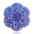 thumbnail image 1 of 5645 Perlas de media luna para manualidades, perlas planas para accesorios de bricolaje, perlas para manualidades para artistas y personas creativas, 1 of 5