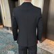 thumbnail image 3 of Trajes para hombre (Blazer + chaleco + pantalones), moda de negocios para hombre, versión coreana, ropa profesional de boda ajustada, vestido de caballero 5XL, 3 of 5