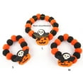 thumbnail image 4 of sunsanly Halloween Pet Collar Cute Pumpkin Bat Skull Design Fur Ball Dog Collar Elastic Puppy Necklace Pet Cosplay Accessory, 4 of 8