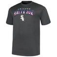 thumbnail image 2 of Men's Profile Heather Charcoal Chicago White Sox Big & Tall American T-Shirt, 2 of 3