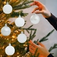thumbnail image 6 of InsCrazy 25PC Christmas Ball Ornaments Christmas Decorations for Xmas Tree, Holiday, Wedding, Party 2.36inch/60mm Shatterproof Indoor Christmas Decorations Assorted Decorative Balls, 6 of 8