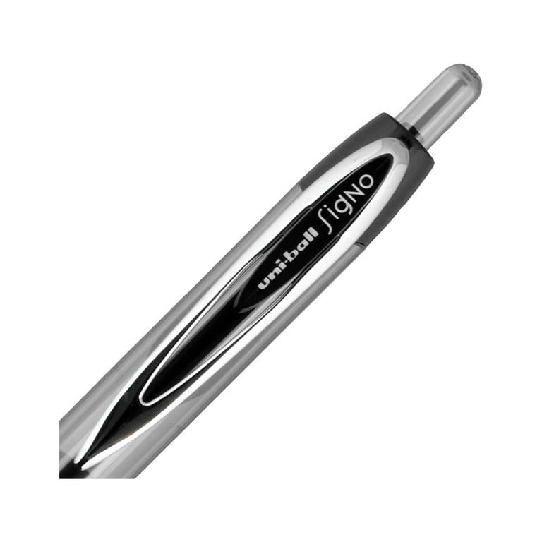 Uniball 207 Retractable Gel Pens, Medium Point (0.7mm), Black Ink, 8 Count  