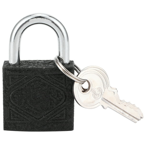 Candado Con Llave Conlaves Candado De Latón Y Hierro Núcle De Latón Y Cerrado De Puerta De Hierro Negro Engrosado Candado Portátil Para Dormitorio En Casa