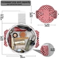 thumbnail image 4 of Christmas Full Print Drawstring Cosmetic & Makeup Bag – Large Portable Makeup Organizer with Inner Zipper Pocket & Mesh Compartment, Travel Toiletry Bag for Women, Xmas Style, 4 of 5