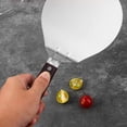 thumbnail image 4 of Stainless Steel Pizza Peel with Wood Handle 6.5-Inch Pizza Paddle, 4 of 8