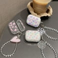 thumbnail image 2 of Fashion Flower Glitter Shiny Case For AirPods 1 2 3 Wireless Bluetooth Earphone Bracelet Cover For Apple airpods Pro 2nd Funda, 2 of 7
