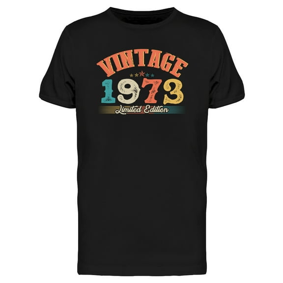 1973 Vintage T-Shirt Men -Image by Shutterstock, Male Medium