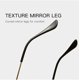 thumbnail image 4 of Letra NO Gafas de sol de diseño irregular sin montura para hombres/mujeres, 4 of 4