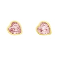 thumbnail image 1 of Arete para Mujer con Cristal Swarovski en Forma de Corazon Mini – Bañado en Oro 14k– Arete Elegante y Brillante, Aretes de Mujer de Moda– Joyería para Mujer de Moda– Regalo especial Ortiz Espinosa Temporada, 1 of 2