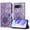 Purple, variant on Compatible with Google Pixel 9A Wallet Case,Sunflower Emboss PU Leather Flip Case for Women Men with Card Holder,Magnetic Closure,Flip Folding Kickstand,Shockproof Phone Case,Purple