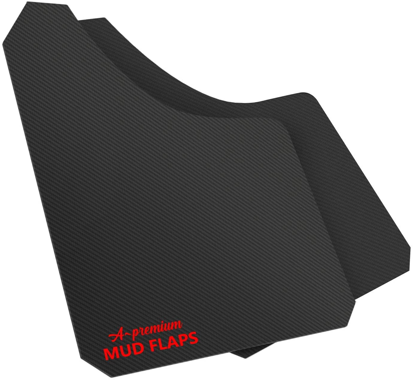 A-Premium 2 Pcs Black Universal Splash Guards Mud Flaps Mudflaps Mudguard Fender Flares for Car Pickup Truck SUV with Hardware Fits select: 1975-2022 FORD F150, 1999-2022 CHEVROLET SILVERADO