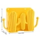 thumbnail image 4 of Caja de almacenamiento Ounissouiy de cactus montada en la pared organizador sin perforaciones para el hogar Amarillo brillante, 4 of 6