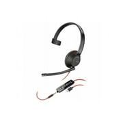 Poly Blackwire 5210 Monaural USB-C Headset + 3.5mm Plug + USB-C/A Adapter (Bulk) - Mono - USB Type C, Mini-phone (3.5mm) - Wired - 32 Ohm - On-ear - Monaural - Ear-cup - 7.10 ft Cable - Omni-direct...
