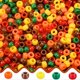 thumbnail image 1 of 1200 Pcs Fall Pony Beads, Pony Beads for Thanksgiving Fall Autumn Them Party Decoration, Autumn Thanksgiving Pony Beads for Jewelry Making Necklace Br, 1 of 4