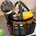 thumbnail image 7 of YiFrZour 2 Pack Mesh Shower Caddy Bag for Gym Bathroom Camp Black, 7 of 7